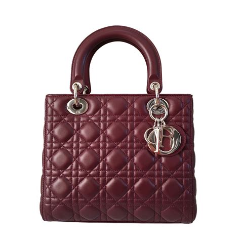 lady borsa dior|dior lambskin bag.